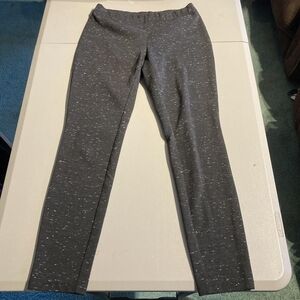 PHILOSOPHY Heathered Gray Stretch Leggings Women's Small S Elastic Waist EUC